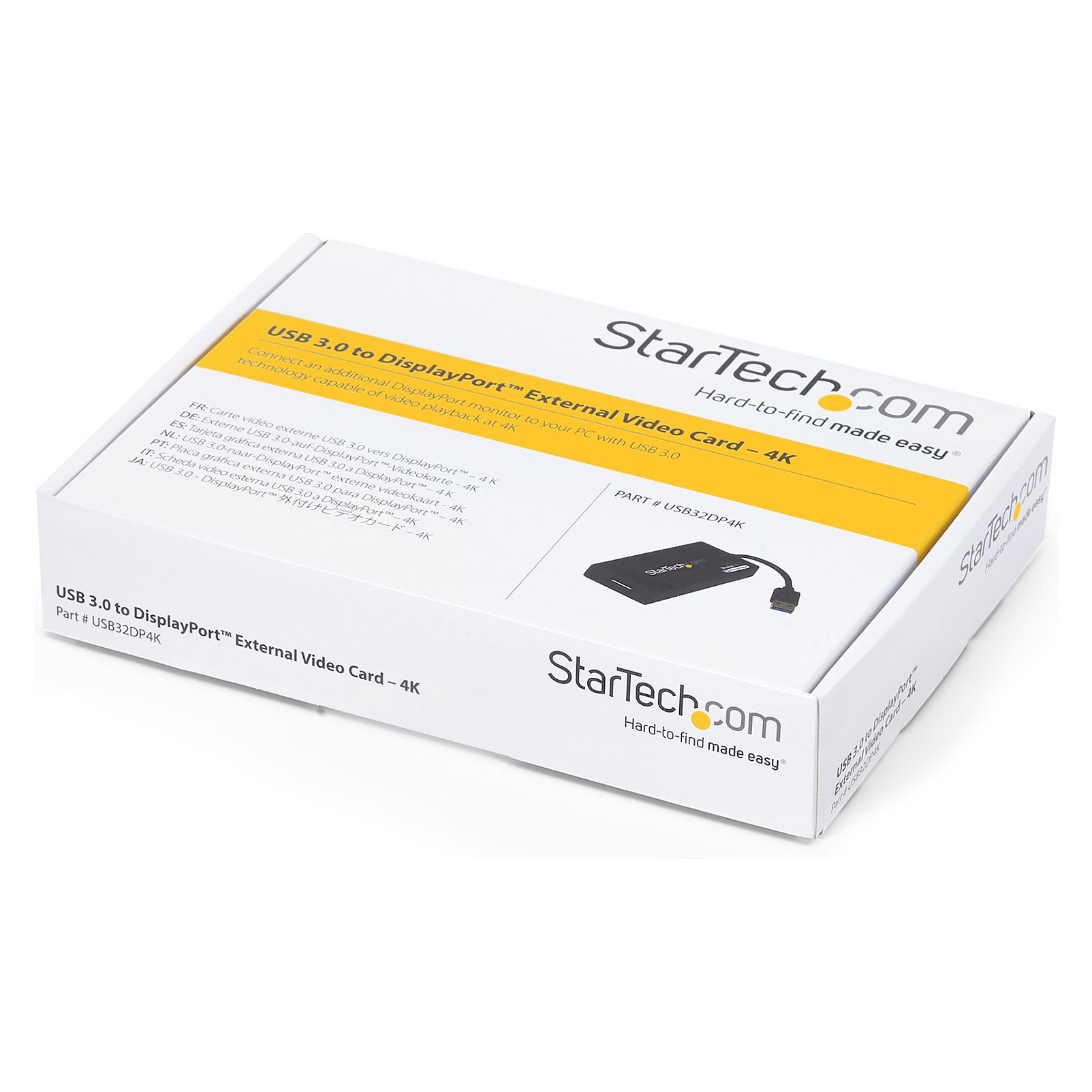 USB 3.0 na DisplayPort adapter STARTECH.COM (DisplayLink certificiran, 4K 30Hz, USB / DisplayPort adapter, TAA kompatibilan, 9 m)-8
