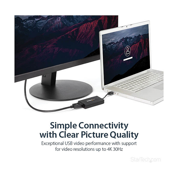 USB 3.0 na DisplayPort adapter STARTECH.COM (DisplayLink certificiran, 4K 30Hz, USB / DisplayPort adapter, TAA kompatibilan, 9 m)-11