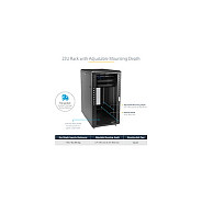 Mrežni ormar STARTECH.COM RK2236BKF 22U 19" podesive dubine-23