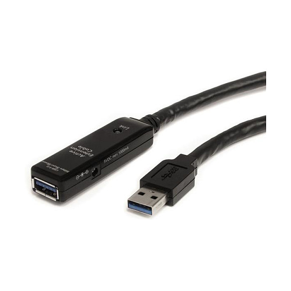 Aktivni USB 3.0 produžni kabel STARTECH.COM USB3AAEXT10M (10m, 5 Gbps, s AC adapterom)-2
