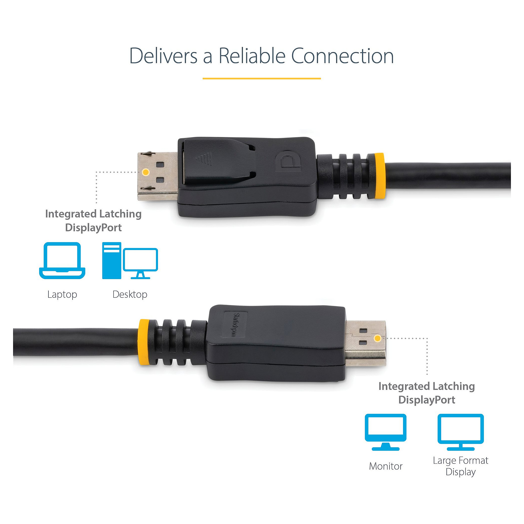 DisplayPort kabel STARTECH.COM DISPLPORT10L (3m, DP 1.2, 4K 60Hz, VESA certificiran)-11