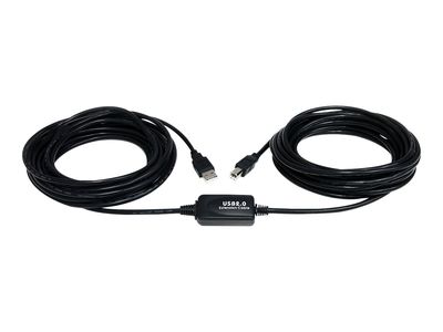 USB kabel STARTECH.COM USB2HAB30AC duljine 9 m (30 ft) (aktivni USB A na B kabel, M/M, USB 2.0 A na B kabel, kabel za pisač, produžni USB kabel)-0
