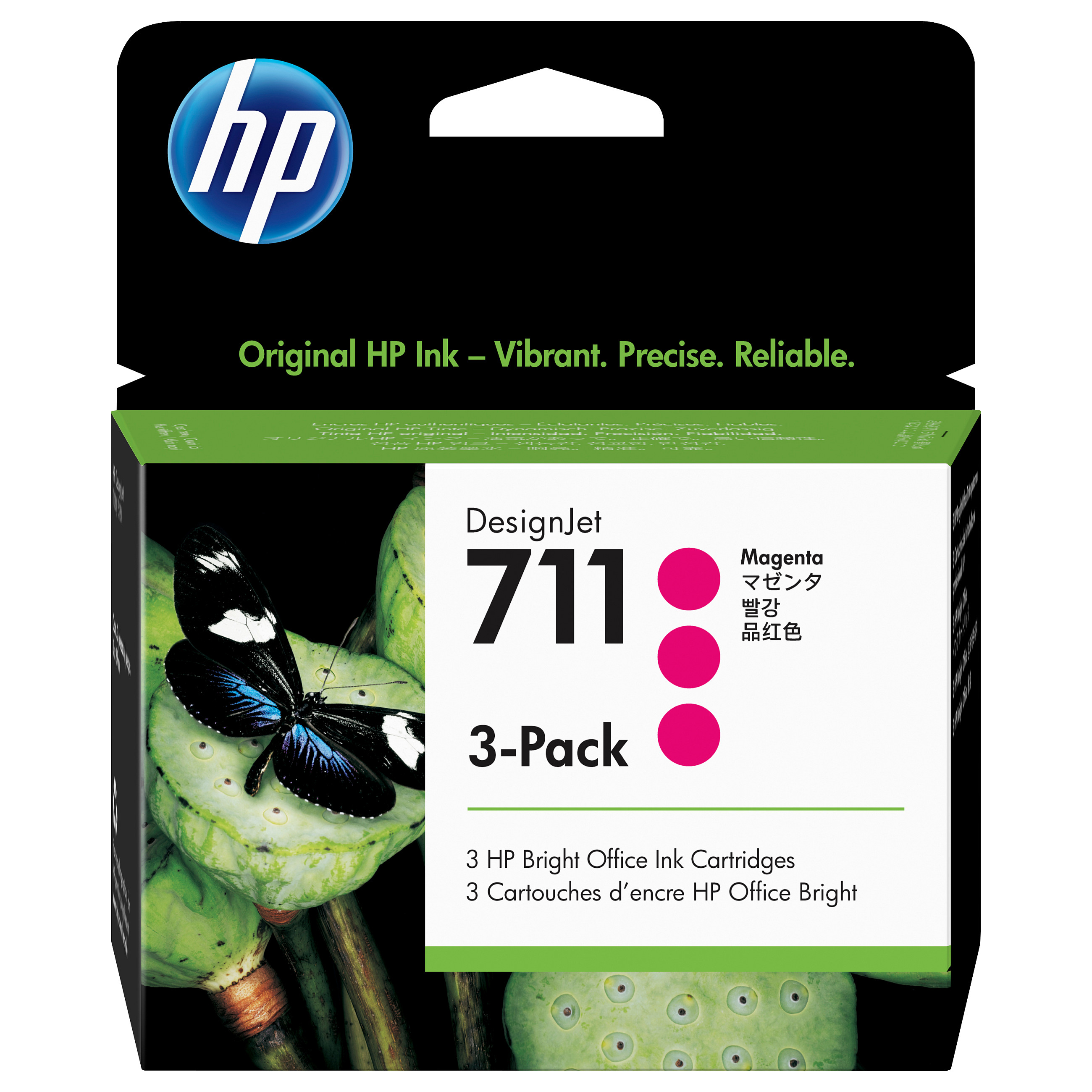 Originalna tinta za ploter HP 711 (CZ135A) 3-pack 29 ml Magenta-1