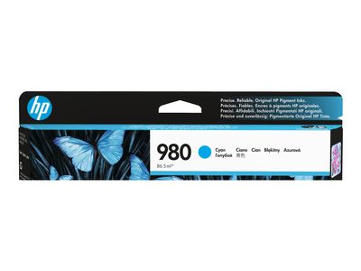 Tinta HP 980 Original (D8J07A), Cyan-0