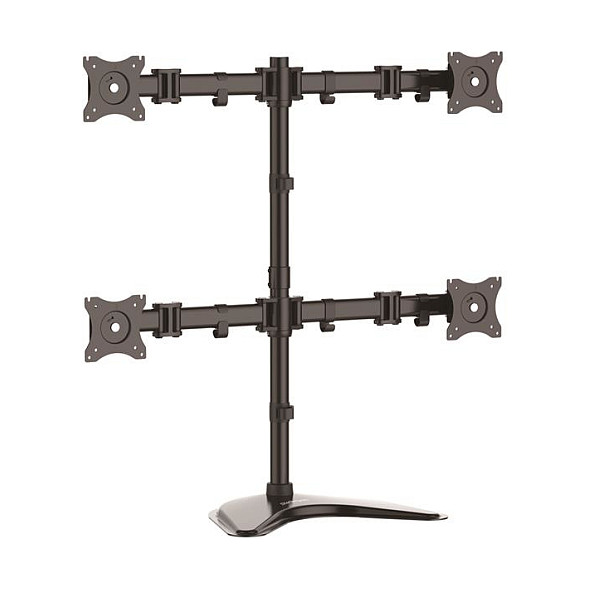 Nosač za monitor STARTECH.COM ARMBARQUAD, za 4 monitora 13"-27", VESA-5