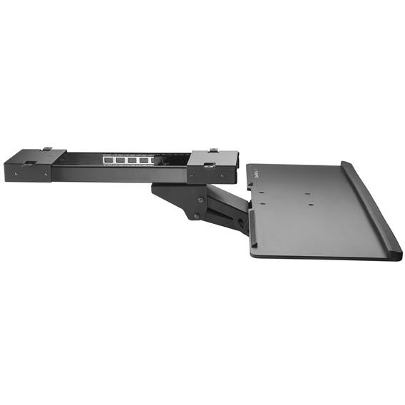 Ladica za tipkovnicu STARTECH.COM (26.4", podesiva, ergonomska, klizna polica za ispod stola sa nagibom i zakretanjem, KBTRAYADJ)-6