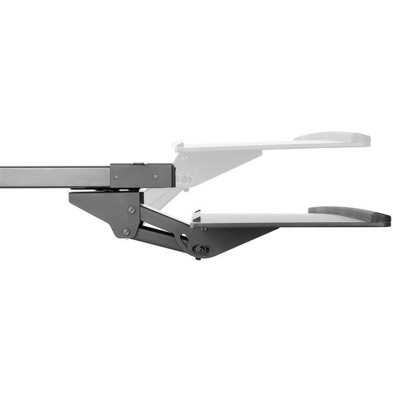 Ladica za tipkovnicu STARTECH.COM (26.4", podesiva, ergonomska, klizna polica za ispod stola sa nagibom i zakretanjem, KBTRAYADJ)-9