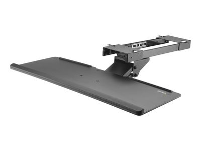 Ladica za tipkovnicu STARTECH.COM (26.4", podesiva, ergonomska, klizna polica za ispod stola sa nagibom i zakretanjem, KBTRAYADJ)-5