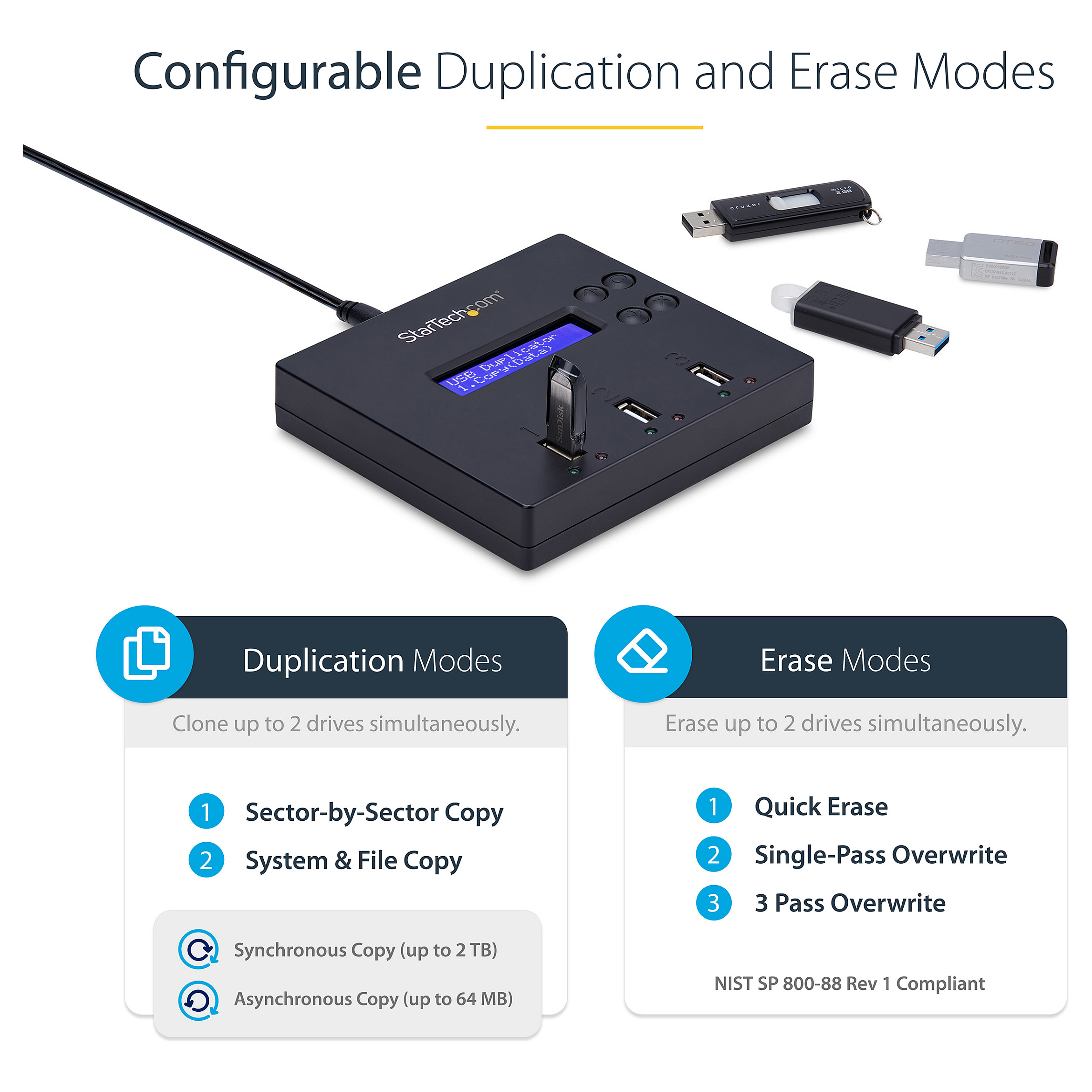 Samostalni USB duplikator i brisač STARTECH.COM USBDUP12 (12)-22