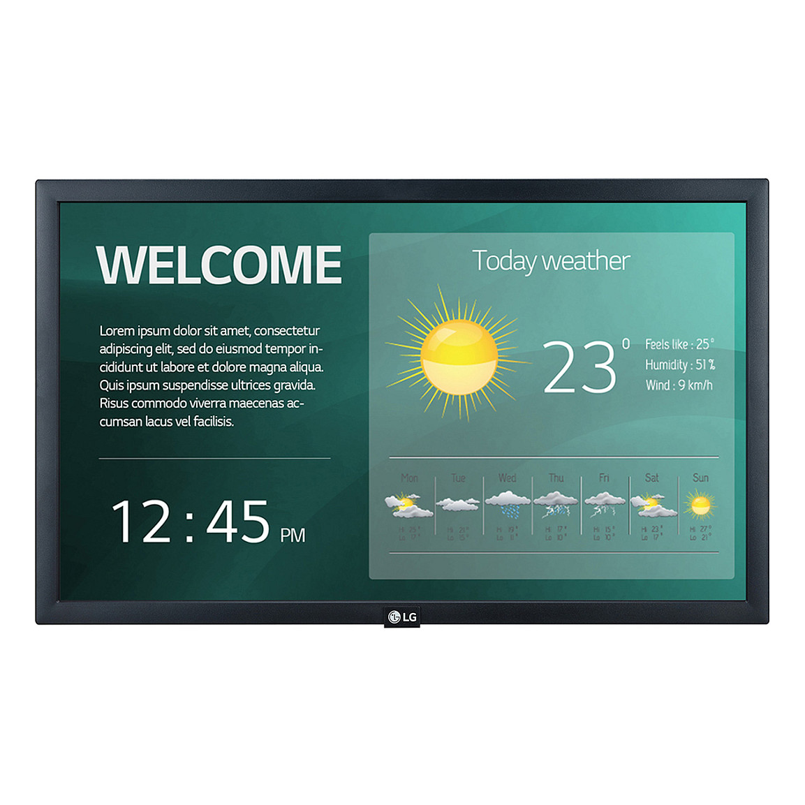 Digital Signage LG 22SM3G-B (21.5", Full HD, IPS, Wi-Fi, 16/7 radno vrijeme, webOS 4.0)-9