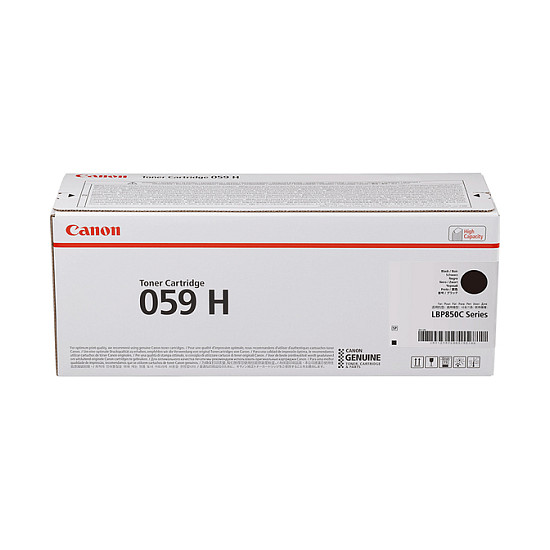 Toner CANON 059 H crni (original, visoki kapacitet, 10000 stranica)-0