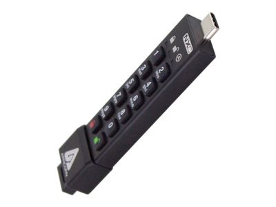USB stick APRICORN Aegis Secure Key 3NXC (usb type-a 3.2 gen 1, 16gb, crni)-0