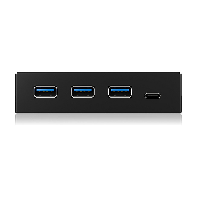 ICY BOX IB-HUB1418-i3 4-portni USB 3.0 ugradbeni hub s audio priključcima-6
