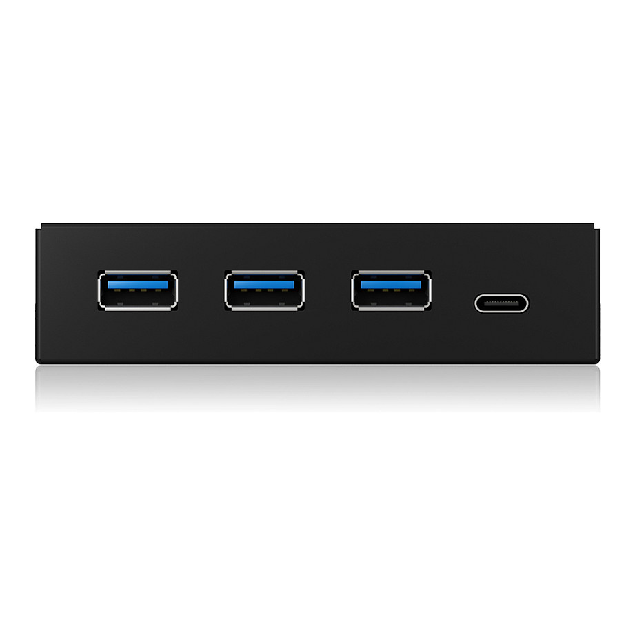 ICY BOX IB-HUB1418-i3 4-portni USB 3.0 ugradbeni hub s audio priključcima-7
