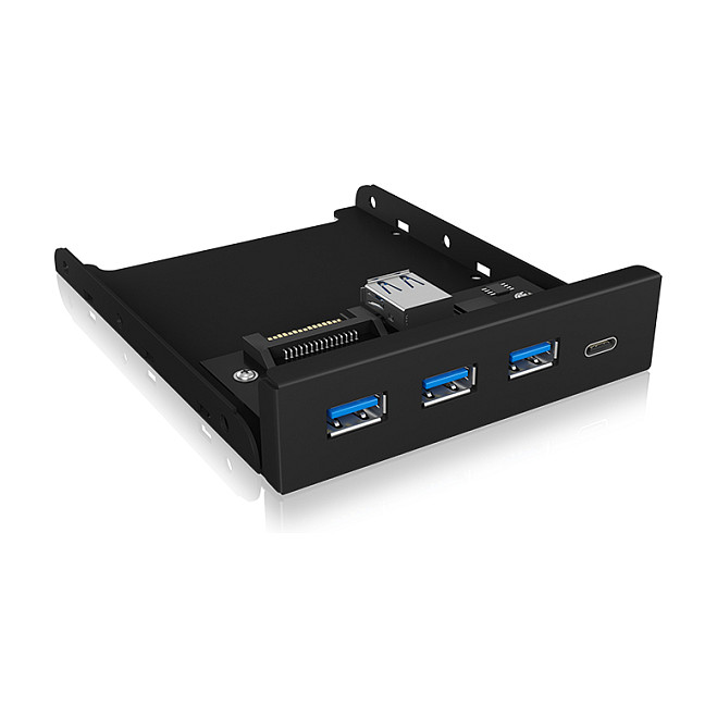 ICY BOX IB-HUB1418-i3 4-portni USB 3.0 ugradbeni hub s audio priključcima-8