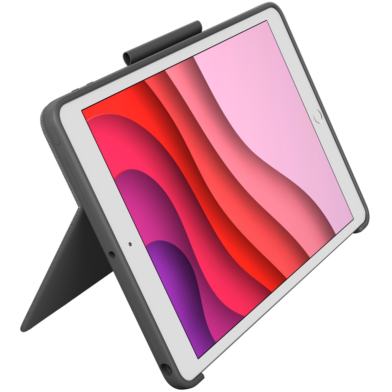 Tipkovnica i futrola LOGITECH Combo Touch (s trackpadom, QWERTZ, njemački) Graphite siva – internacionalna non HR tipkovnica-6