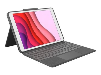 Tipkovnica i futrola LOGITECH Combo Touch (s trackpadom, QWERTZ, njemački) Graphite siva – internacionalna non HR tipkovnica-5