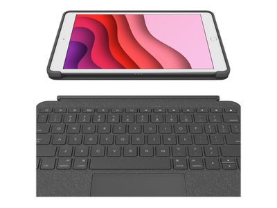 Tipkovnica i futrola LOGITECH Combo Touch (s trackpadom, QWERTZ, njemački) Graphite siva – internacionalna non HR tipkovnica-3