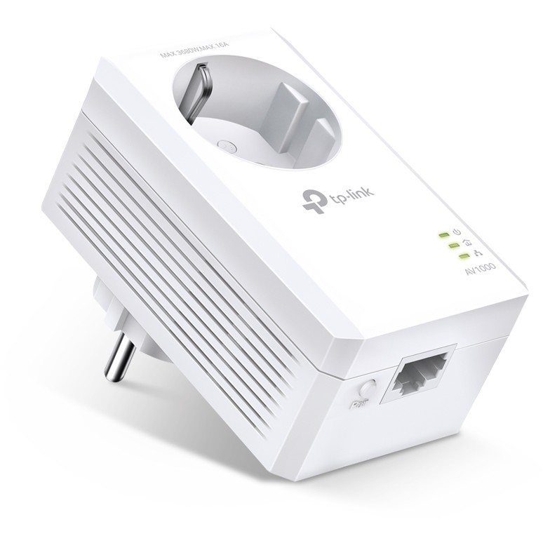 Adapter TP-LINK TL-PA7017P (AV1000 Gigabit Passthrough, most, za utičnicu)-2