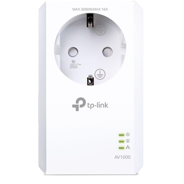 Adapter TP-LINK TL-PA7017P (AV1000 Gigabit Passthrough, most, za utičnicu)-4