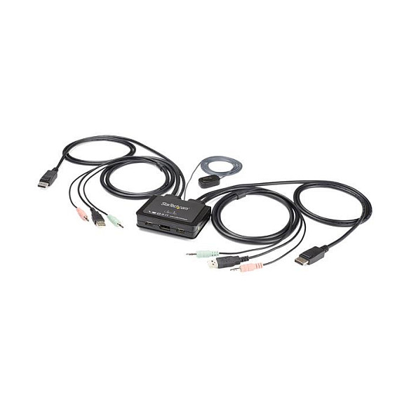 KVM preklopnik STARTECH.COM SV211DPUA4K (2-portni, DisplayPort 1.2, 4K 60Hz, Audio)-5