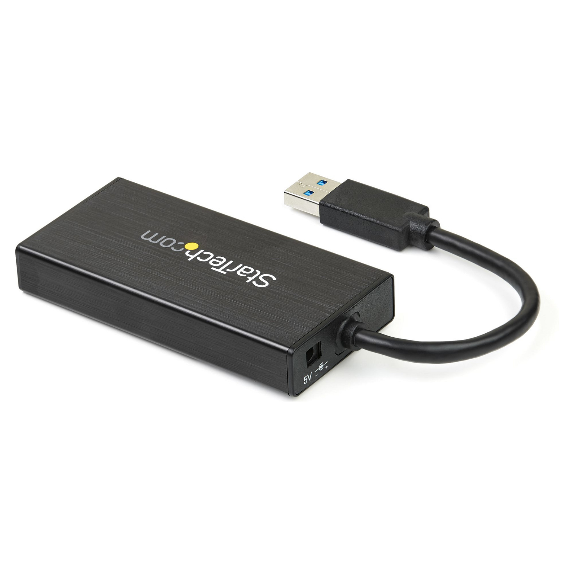 USB 3.0 hub s gigabitnim Ethernet adapterom STARTECH.COM ST3300GU3B (3 porta, NIC, USB mrežni / LAN adapter, kompatibilan s Windows i Mac, hub, 3-8