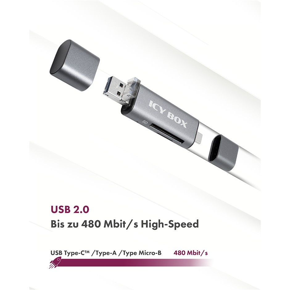 Čitač kartica ICY BOX IB-CR200-C (USB 2.0)-7