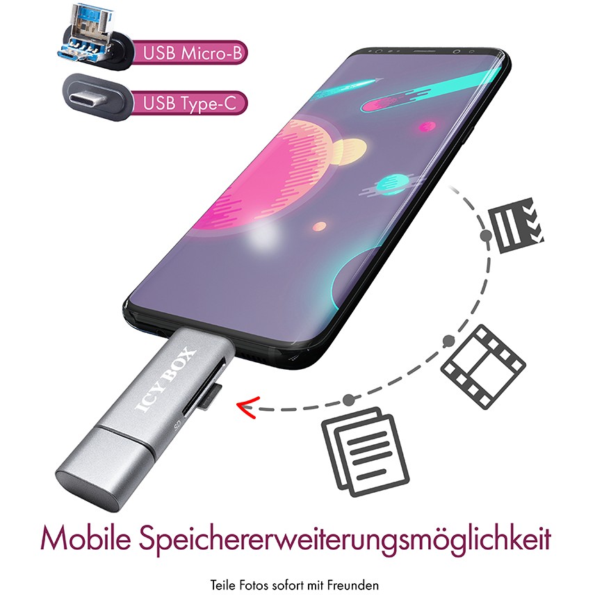 Čitač kartica ICY BOX IB-CR200-C (USB 2.0)-8