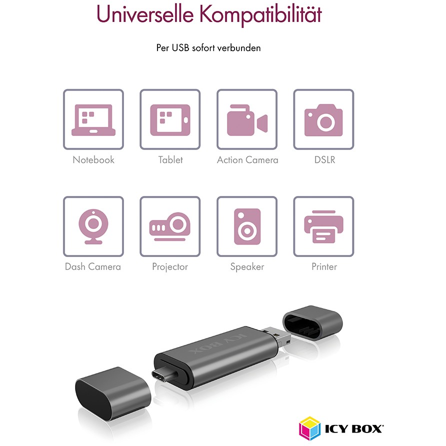 Čitač kartica ICY BOX IB-CR200-C (USB 2.0)-10