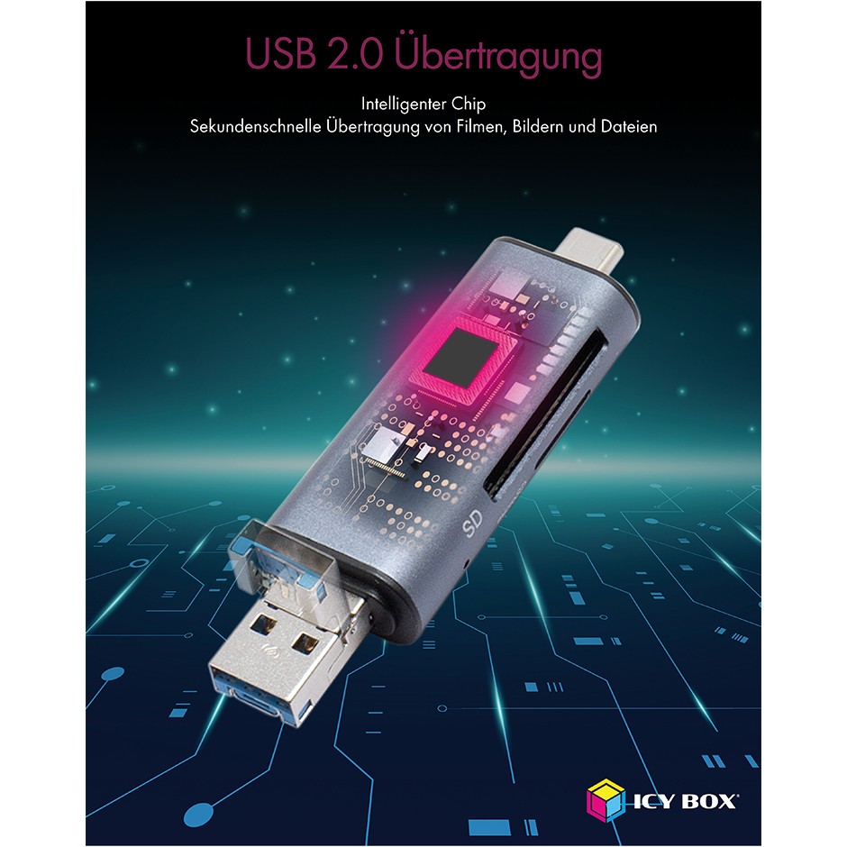Čitač kartica ICY BOX IB-CR200-C (USB 2.0)-11