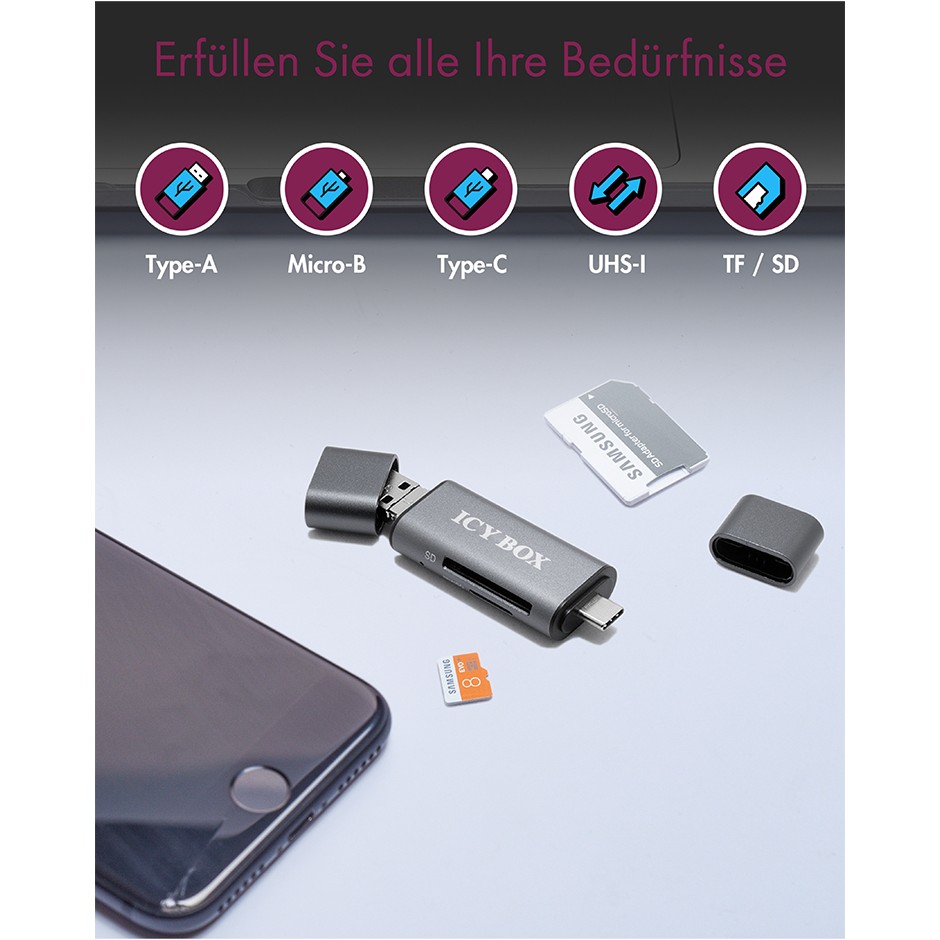 Čitač kartica ICY BOX IB-CR200-C (USB 2.0)-12