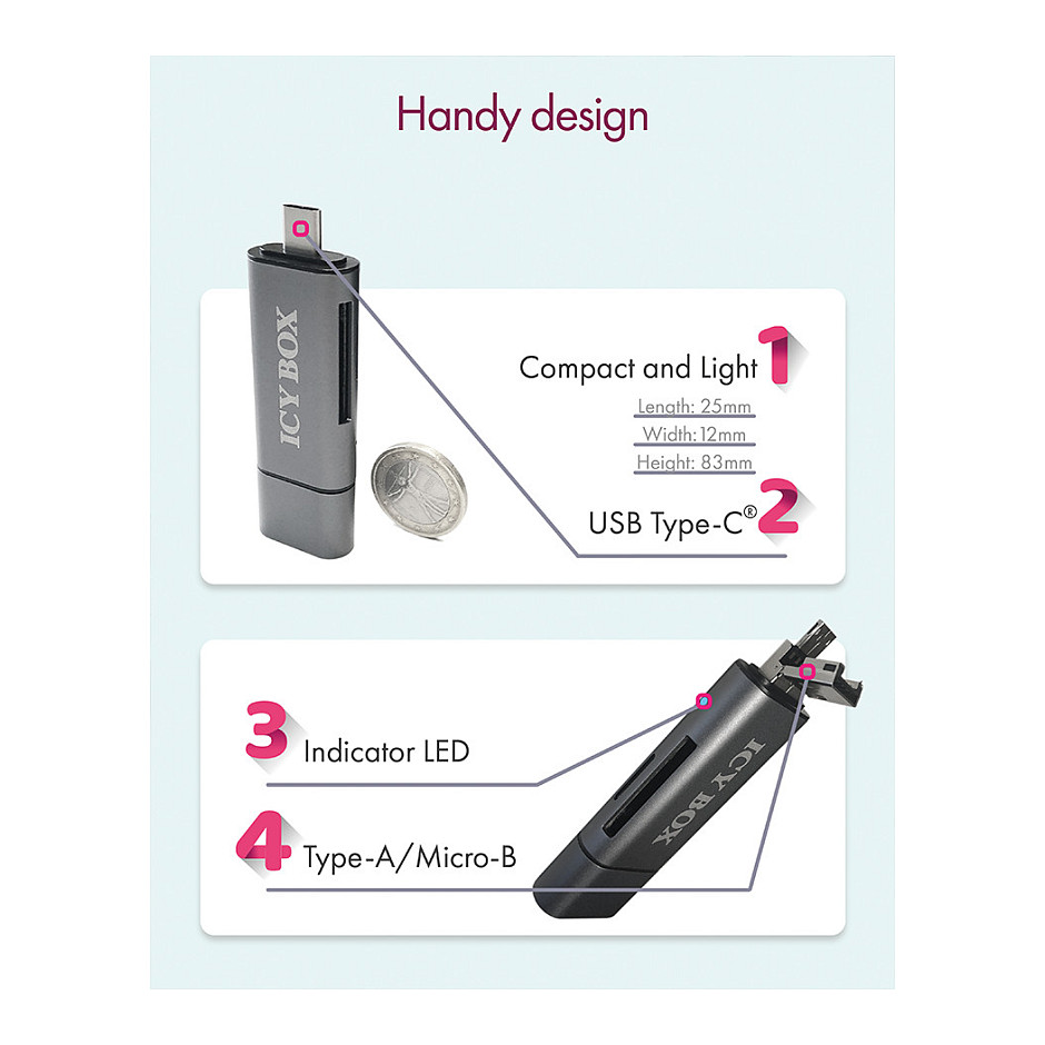 Čitač kartica ICY BOX IB-CR200-C (USB 2.0)-15