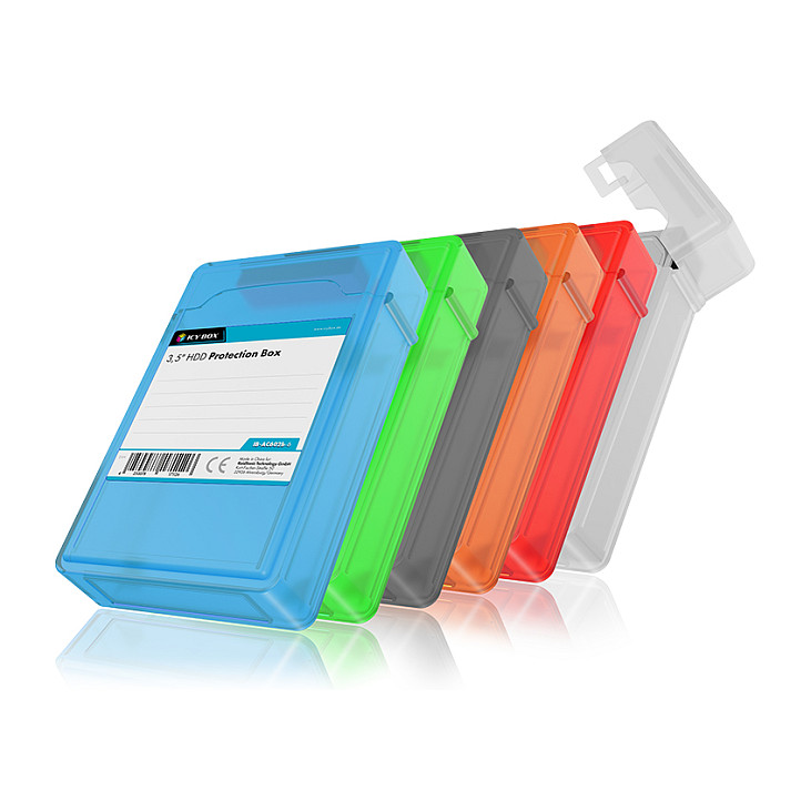 Zaštitna kutija za diskove ICY BOX IB-AC602b-6 (za 6x 2.5" HDD/SSD)-1