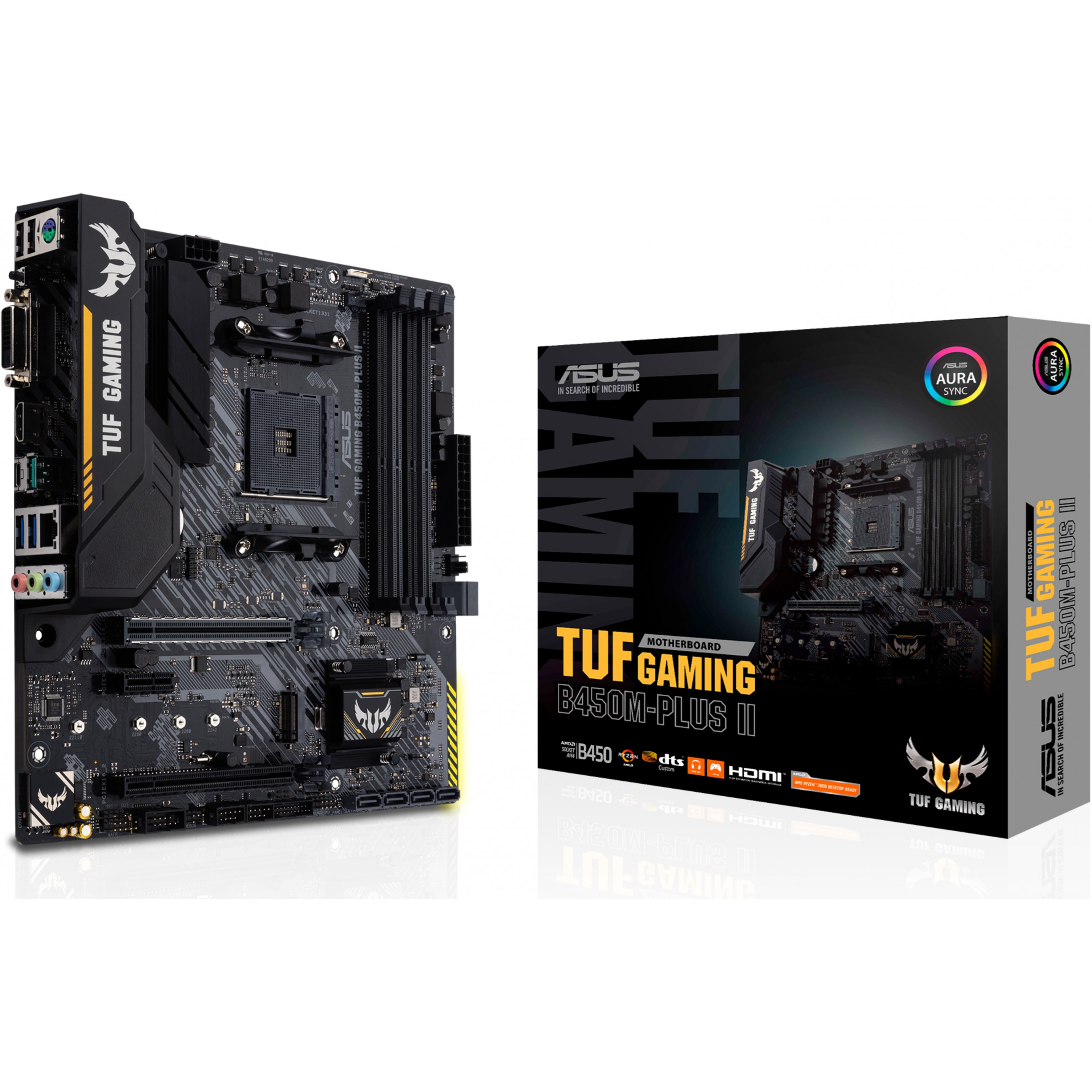 ASUS TUF GAMING B450M-PLUS II - motherboard - micro ATX - Socket AM4 - AMD B450-12