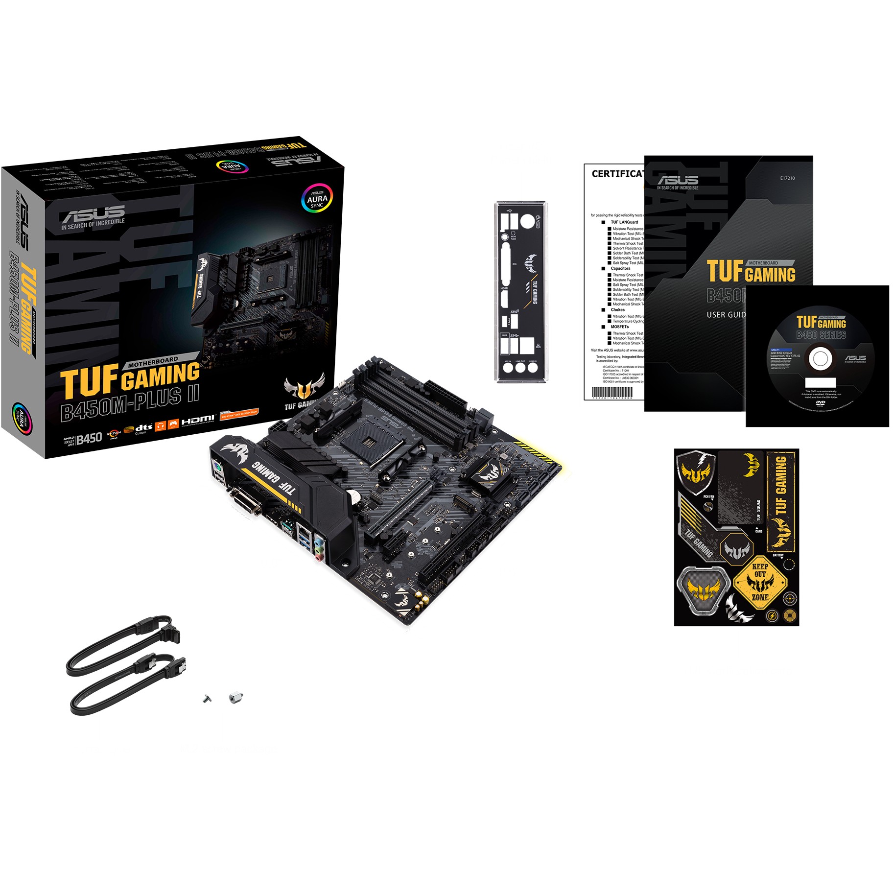 ASUS TUF GAMING B450M-PLUS II - motherboard - micro ATX - Socket AM4 - AMD B450-13
