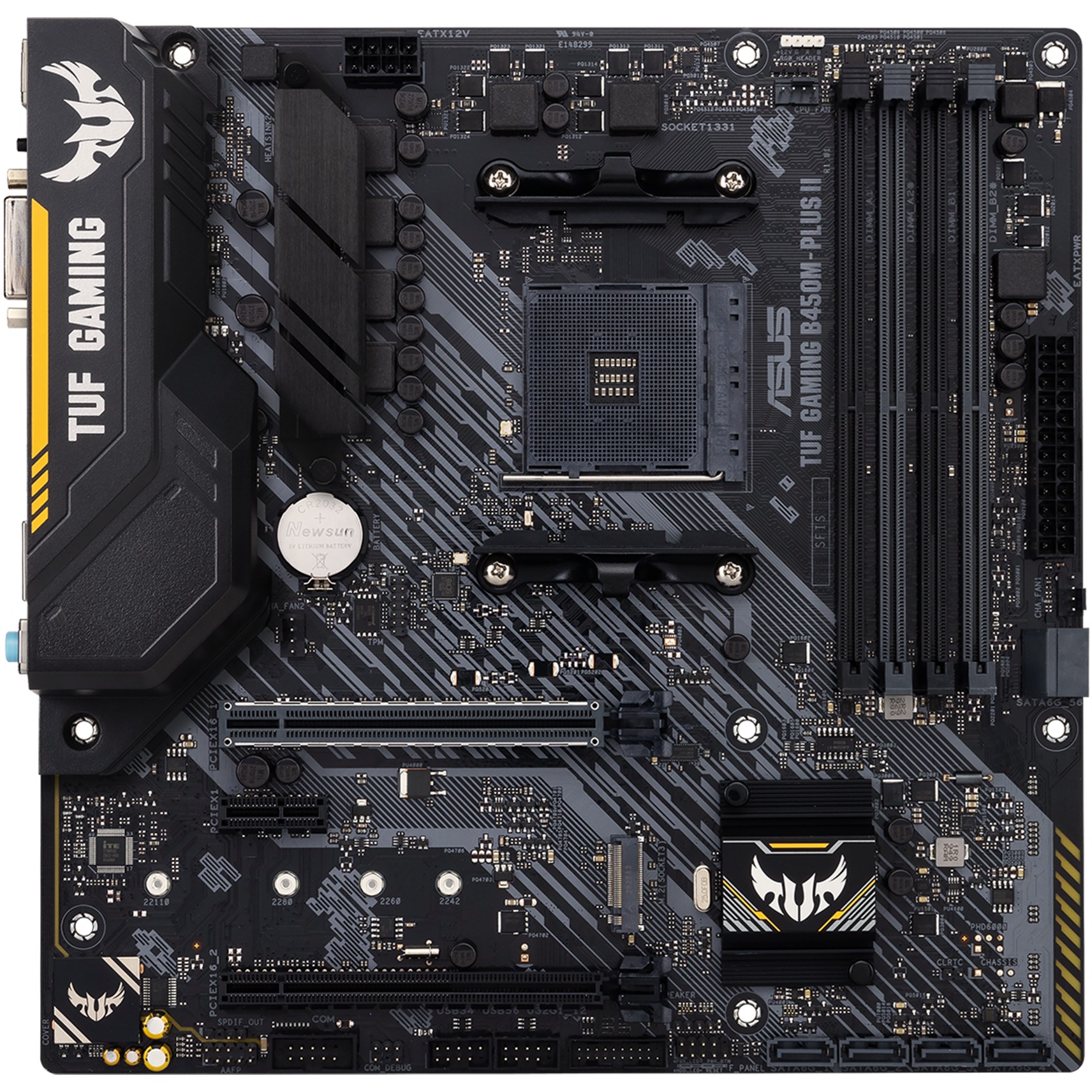 ASUS TUF GAMING B450M-PLUS II - motherboard - micro ATX - Socket AM4 - AMD B450-14