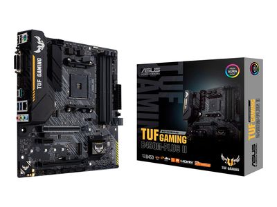 ASUS TUF GAMING B450M-PLUS II - motherboard - micro ATX - Socket AM4 - AMD B450-9
