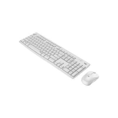 Set tipkovnice i miša LOGITECH MK295 Silent (njemačka) bijela – internacionalna non HR tipkovnica