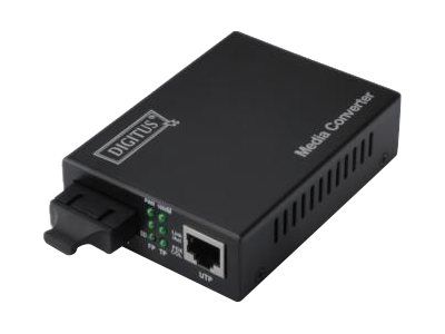 Mrežni media konverter DIGITUS Professional DN-82121-1 (Gigabit, RJ45 na SC Multimode, 0.55 km)-0