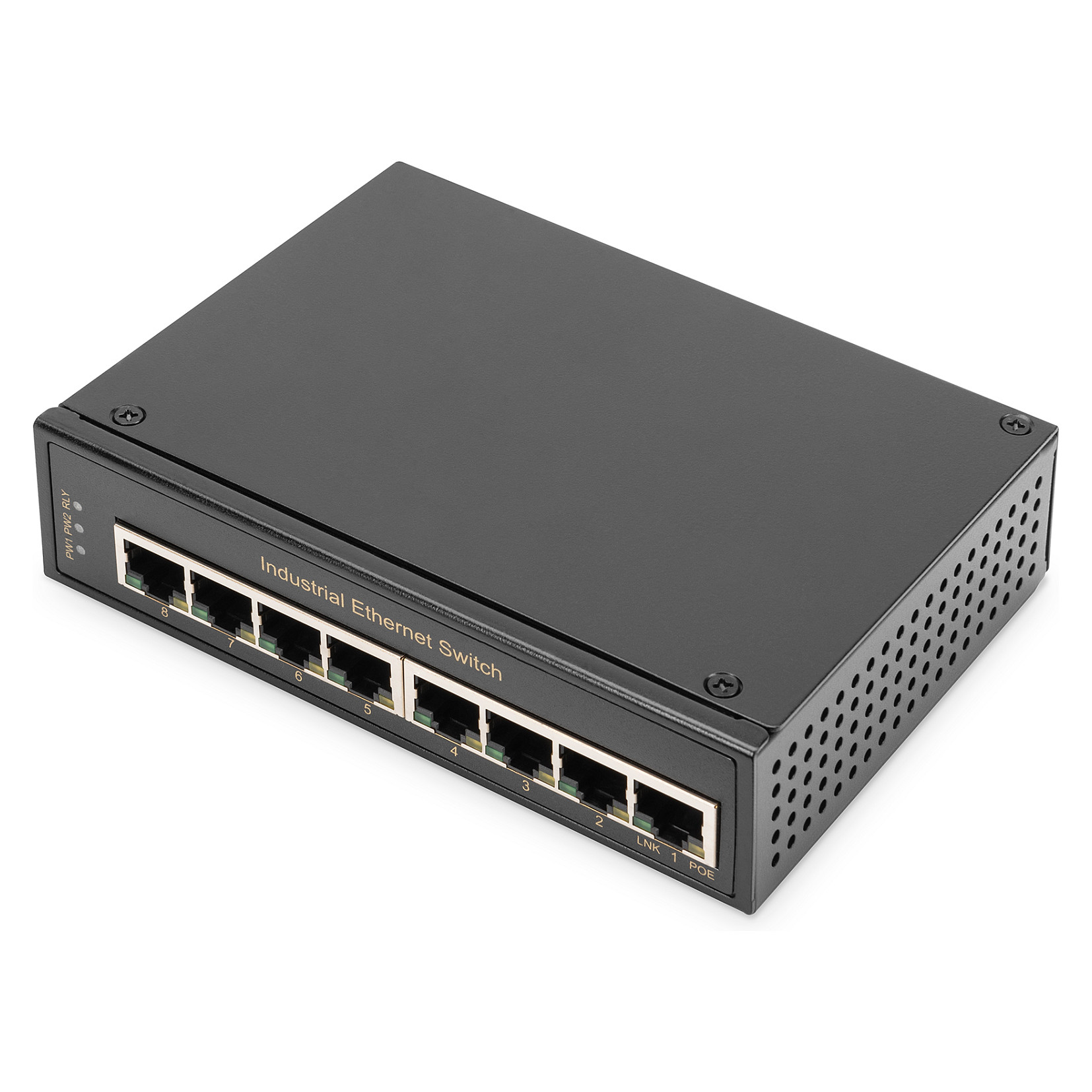 Mrežni switch DIGITUS DN-651108 (8-port, Gigabit, Industrial, Unmanaged)-5