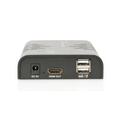 Produživač za HDMI KVM preko IP-a (set) DIGITUS Professional (KVM / audio, 100Mb LAN)-1