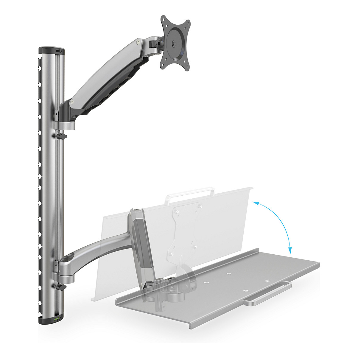 Nosač monitora DIGITUS DA-90354 (univerzalni zidni nosač, prilagodba visine)-4