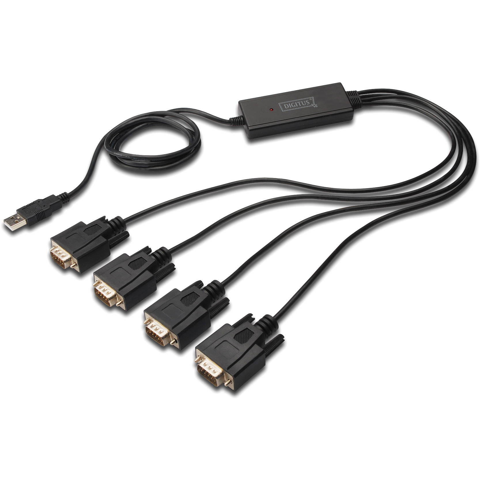 Serijski adapter DIGITUS DA-70159 (USB, RS-232 x 4)-1