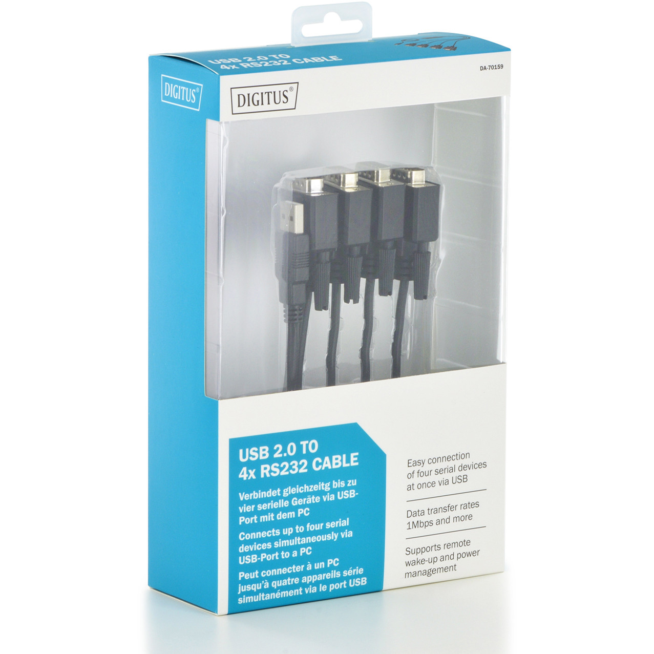 Serijski adapter DIGITUS DA-70159 (USB, RS-232 x 4)-3
