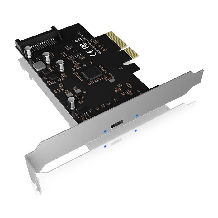 ICY BOX IB-PCI1901-C32 - USB adapter - PCIe 3.0 x4 - USB-C 3.2 Gen 2x2 x 1-8