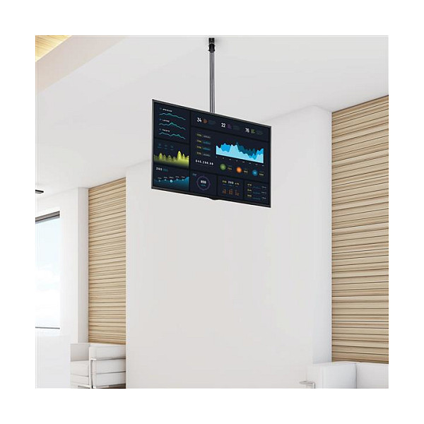 Stropni nosač za TV STARTECH.COM FPCEILPTBLP, 32" - 75", do 50kg, teleskopski, puni pokret-21