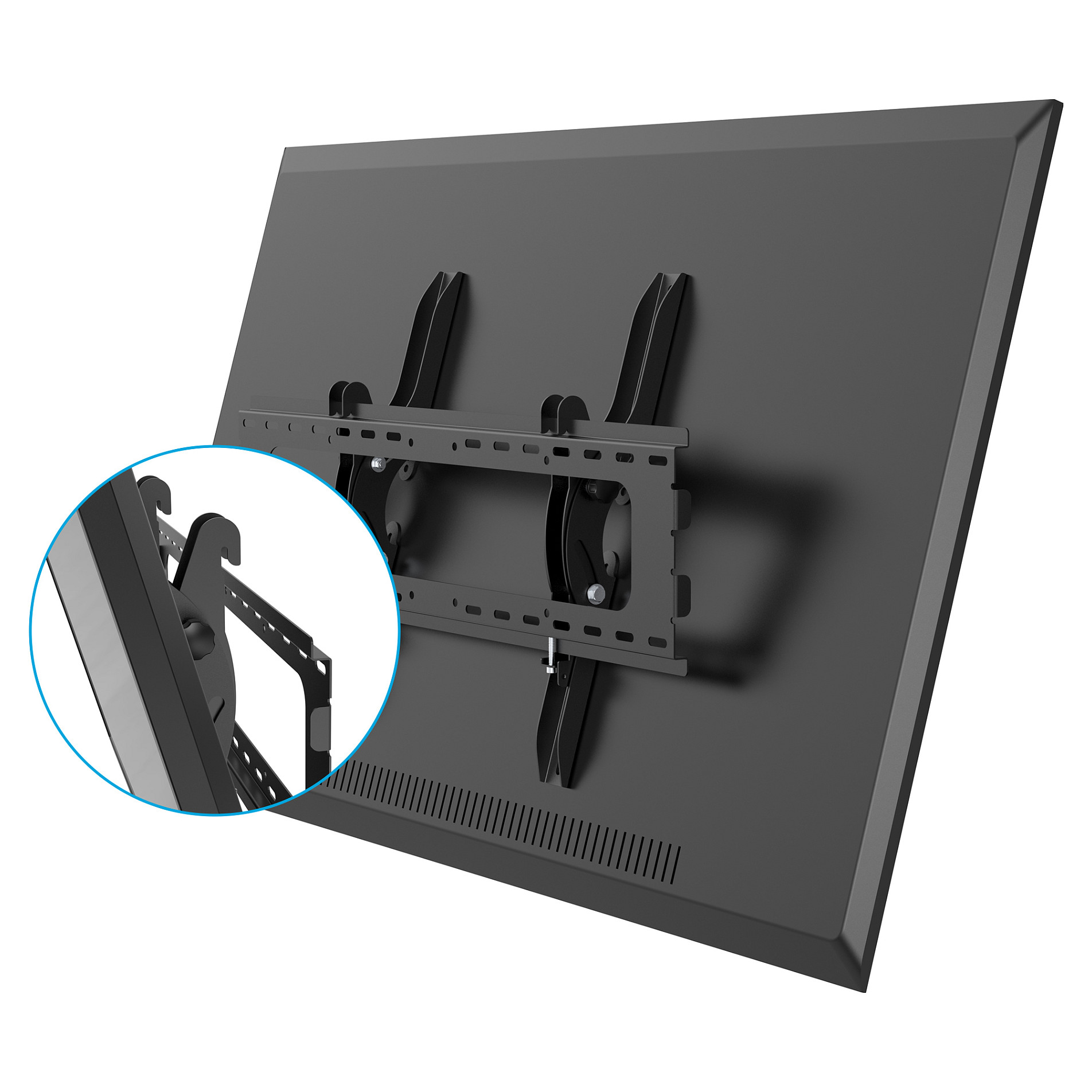 Zidni nosač za TV STARTECH.COM FLATPNLWALL, nagibni, 32" - 75"-7