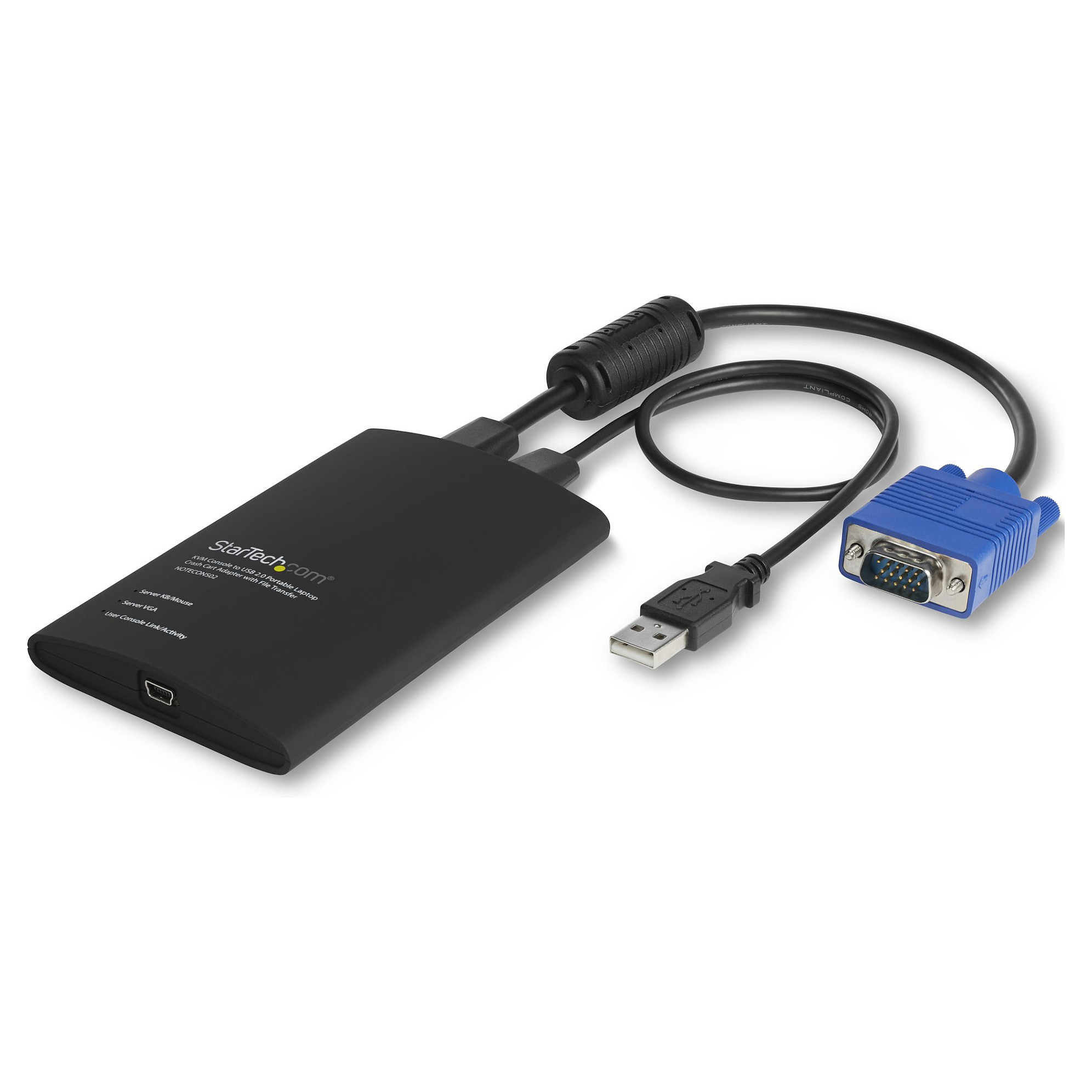 KVM adapter STARTECH.COM NOTECONS02 (USB, prijenosni, 1920x1200, prijenos datoteka)-6