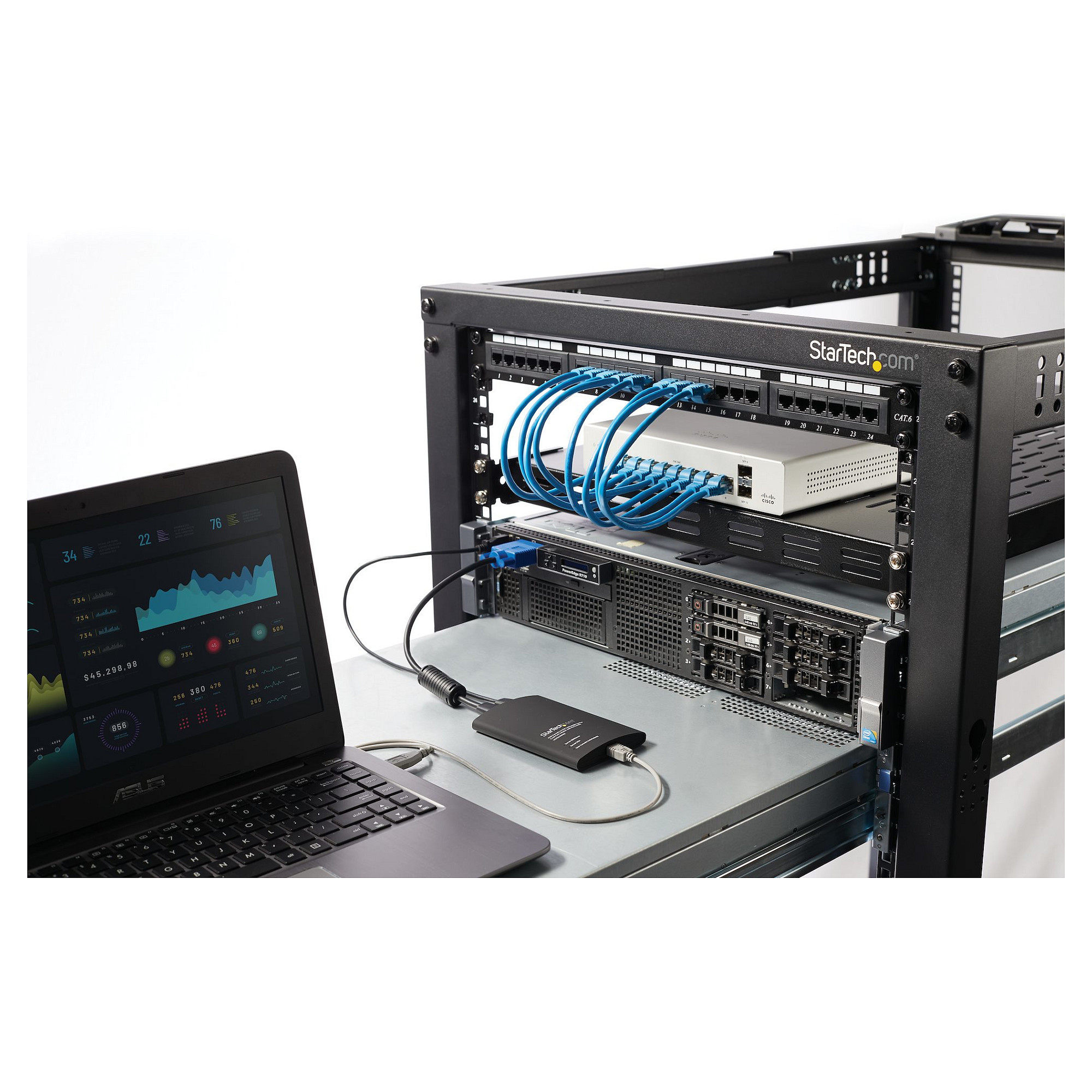 KVM adapter STARTECH.COM NOTECONS02 (USB, prijenosni, 1920x1200, prijenos datoteka)-23