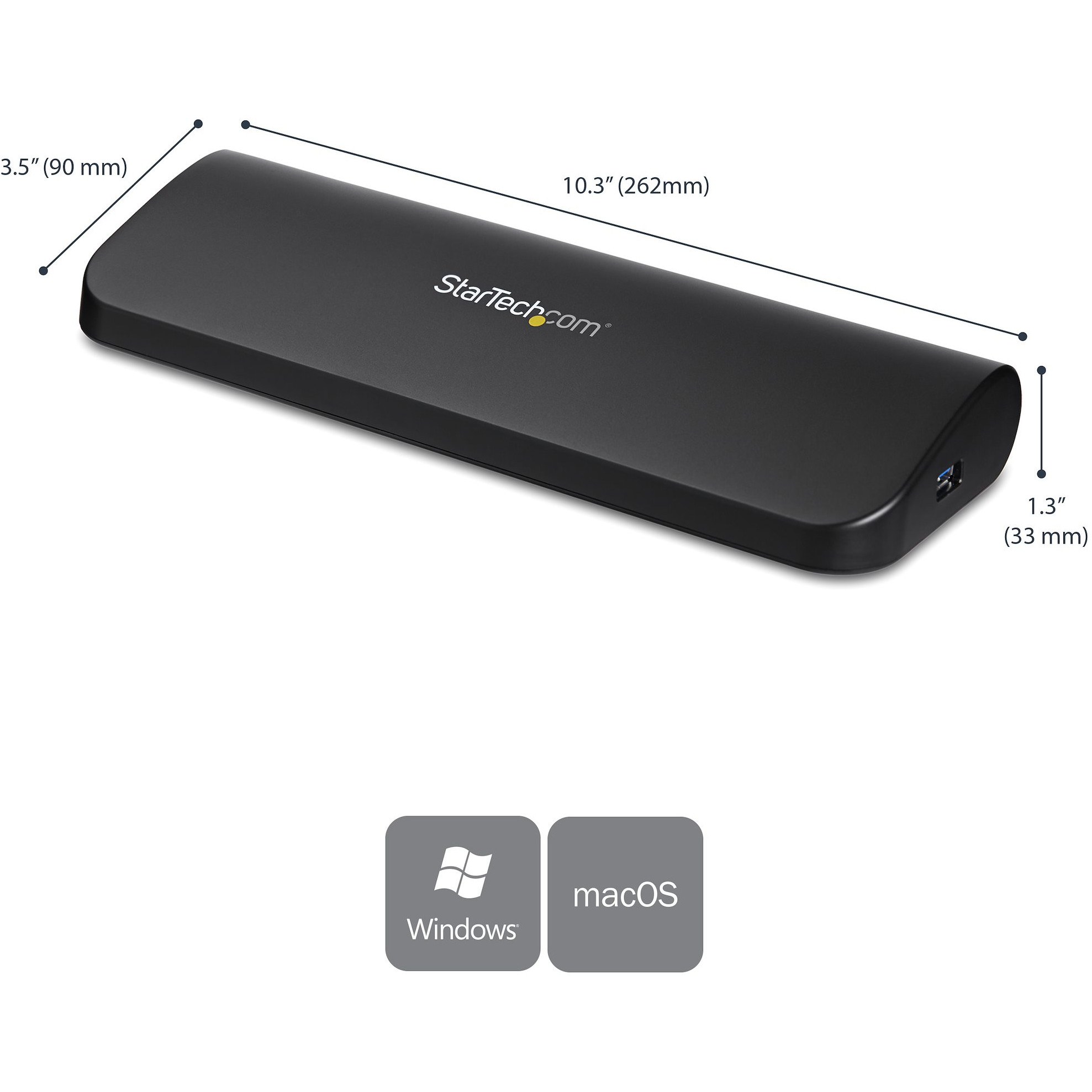 Priključna stanica za prijenosno računalo USB-C STARTECH.COM USB3SDOCKHDV-7